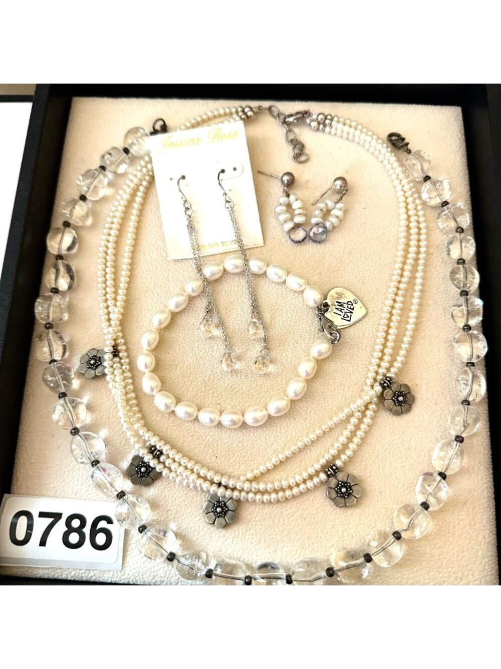 Jewelry Lot Vintage Modern Pearls Sterling Necklaces Earrings Bracelet